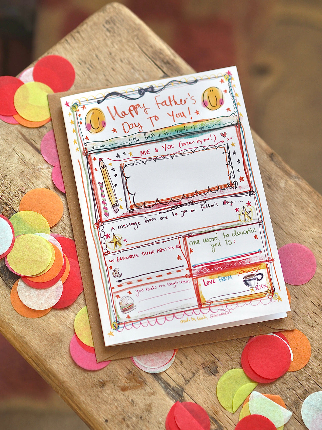 Write Your Own Father's Day Card