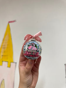 Disco Ball Hanging Bauble 29 ‘little snowglobe’