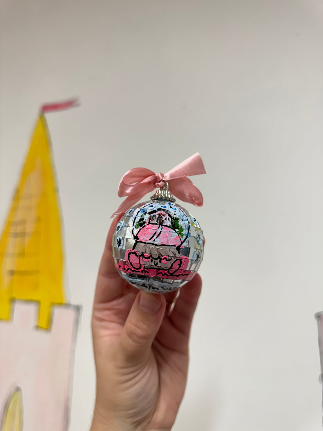 Disco Ball Hanging Bauble 29 ‘little snowglobe’