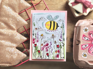 Bee & Flower Design