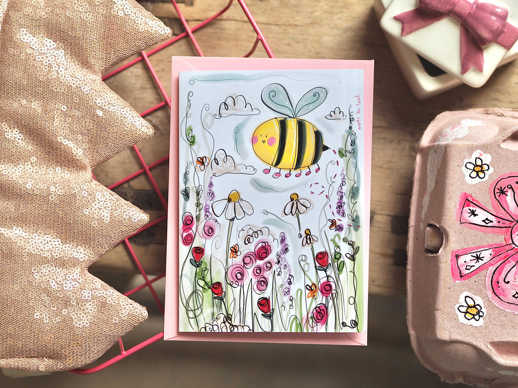 Bee & Flower Design