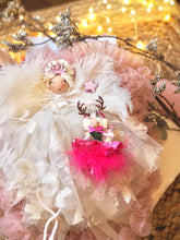 Load image into Gallery viewer, Hand Made Flossy Tree Topper Fairy
