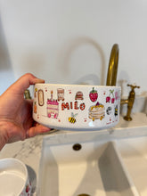 Load image into Gallery viewer, The Personalised Cute Doodles Dog Bowl
