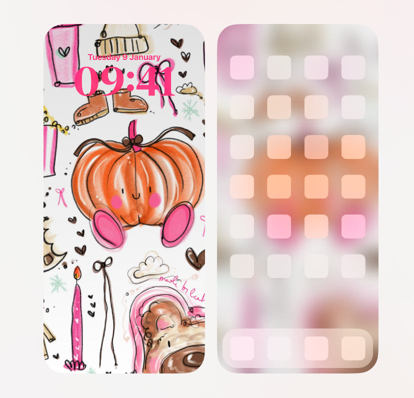 Cosy Autumn Phone Wallpaper