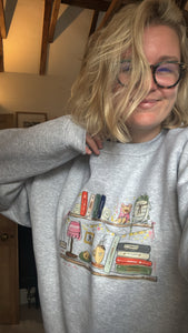 Cosy Bookshelf Sweater