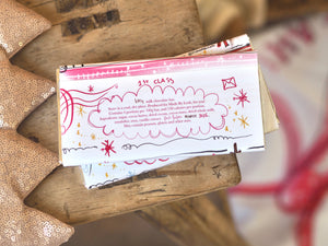 The Personalised 100g Pink Christmas Chocolate Bar