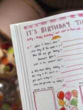 Load image into Gallery viewer, THE Birthday Memories Book
