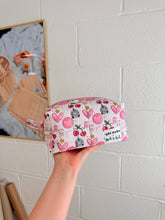 Load image into Gallery viewer, Ophi Studios x Made By Leah Collab Doodle Design Make Up Bag
