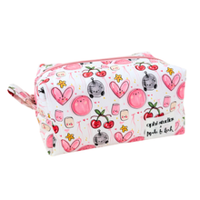 Load image into Gallery viewer, Ophi Studios x Made By Leah Collab Doodle Design Make Up Bag
