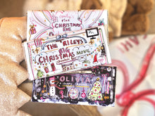 Load image into Gallery viewer, XL 200g Personalised Christmas Movie Night Milk Chocolate Bar
