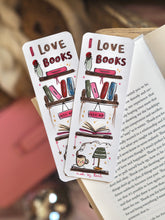 Load image into Gallery viewer, ‘I LOVE BOOKS’ Cutie Bookshelf Bookmark
