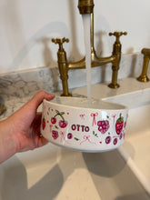 Load image into Gallery viewer, The Personalised Berries Dog Bowl
