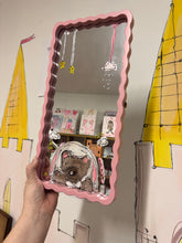 Load image into Gallery viewer, The Daily Mirror 4 (Large Wavy Pink) “Cosy Bear”
