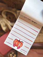 Load image into Gallery viewer, The Cosy Pumpkin Notes Pad
