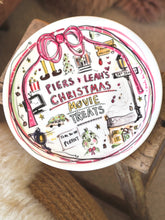 Load image into Gallery viewer, Personalised XL Luxury Christmas Movies Snack Plate
