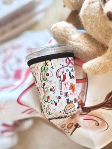 ‘Christmas Girly’ Coffee Cosy Sleeve
