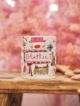 Load image into Gallery viewer, The Personalised Christmas Pink Doodles Mug
