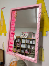 Load image into Gallery viewer, Mirror Large Scallop “Happy Affirmations”
