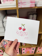 Load image into Gallery viewer, Cherry Happy Design Art Print
