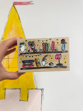 Load image into Gallery viewer, Hand Painted Wooden Box 3 ‘The Bookshelf’
