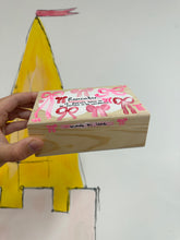 Load image into Gallery viewer, Hand Painted Wooden Box 4 ‘Perfect To Be Wonderful Bows’
