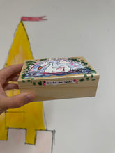 Load image into Gallery viewer, Hand Painted Wooden Box 7 ‘The Swan’

