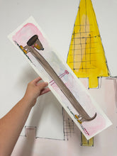 Load image into Gallery viewer, ‘Long Boy’ Hand Painted Art Piece On Long Art Paper

