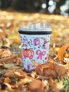Girly Cosy Season Coffee Cosy Sleeve