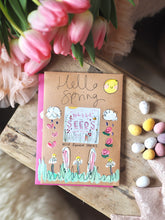 Load image into Gallery viewer, ‘Hello Spring’ Wild Flowers Hand Painted Seed Envelope
