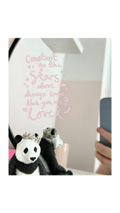 ‘Constant As The Stars Above, Always Know That You Are Loved’ Mirror Sticker