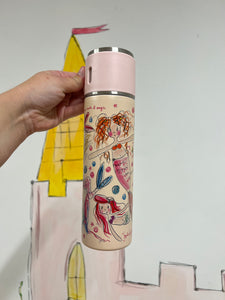 Positive Mermaids Pink Flask
