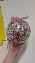 Load and play video in Gallery viewer, 20cm Large Christmas Disco Ball ‘Champagne Cheers’
