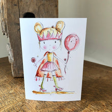 Load image into Gallery viewer, Girl Dressing Up Card
