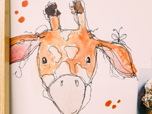 Load image into Gallery viewer, Giraffe Art Print

