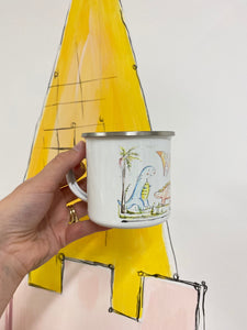 Dinosaurs Enamel Mug