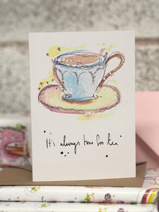 "Time For Tea" Card