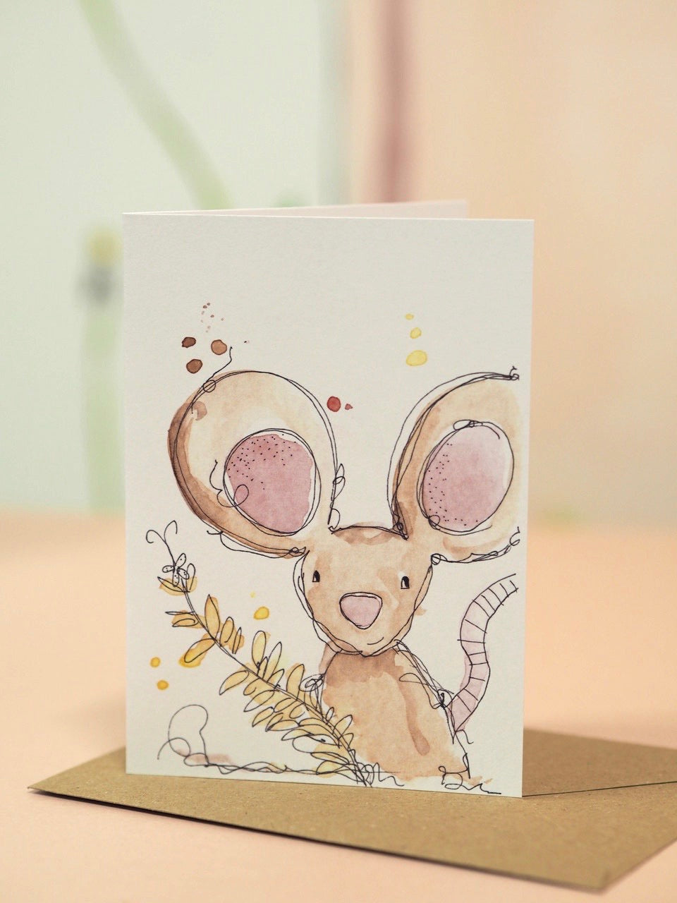 Flic The Field Mouse Card