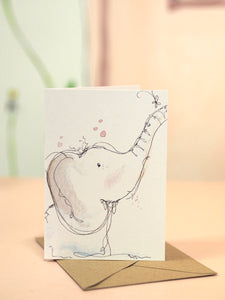 Hallie the Elephant Card