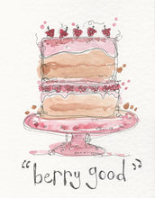 Load image into Gallery viewer, Berry Good Cake Card

