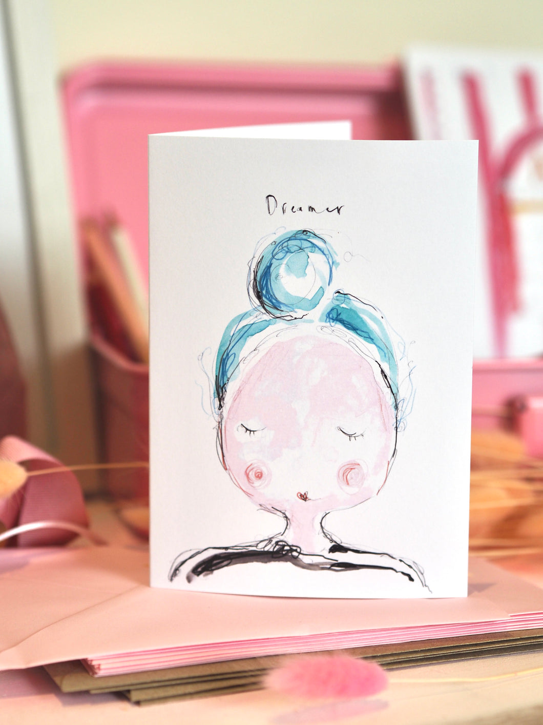 Dreamer Girl Card