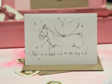 Load image into Gallery viewer, So Loved Unicorn Sketch Card

