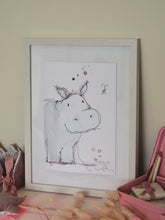 Load image into Gallery viewer, Star The Hippo Art Print
