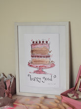Load image into Gallery viewer, Berry Good Cake Art Print
