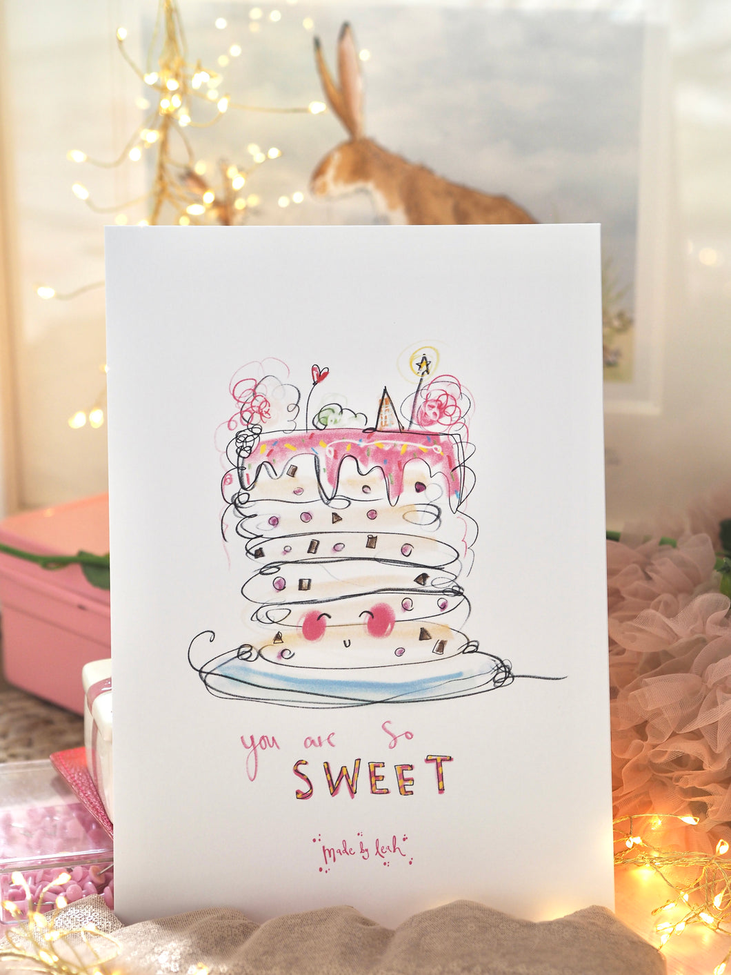 So Sweet Pancakes Art Print