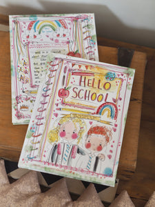 "Hello School" Illustrated Children's Book