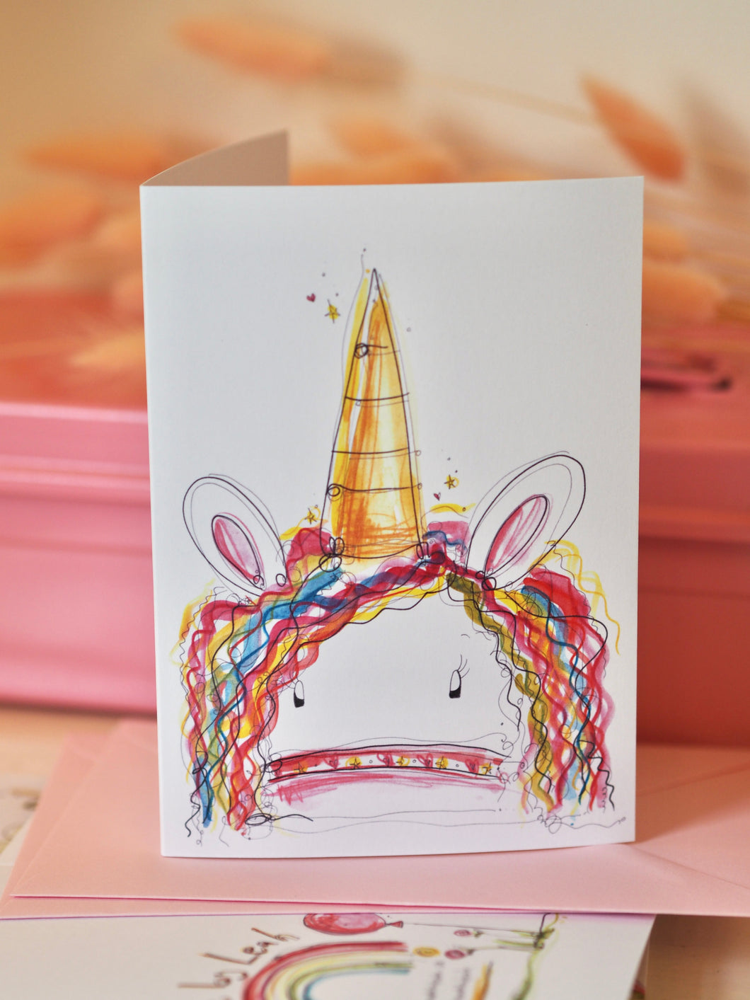 Unicorn Ears Card