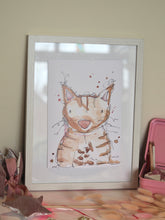 Load image into Gallery viewer, Cat Art Print
