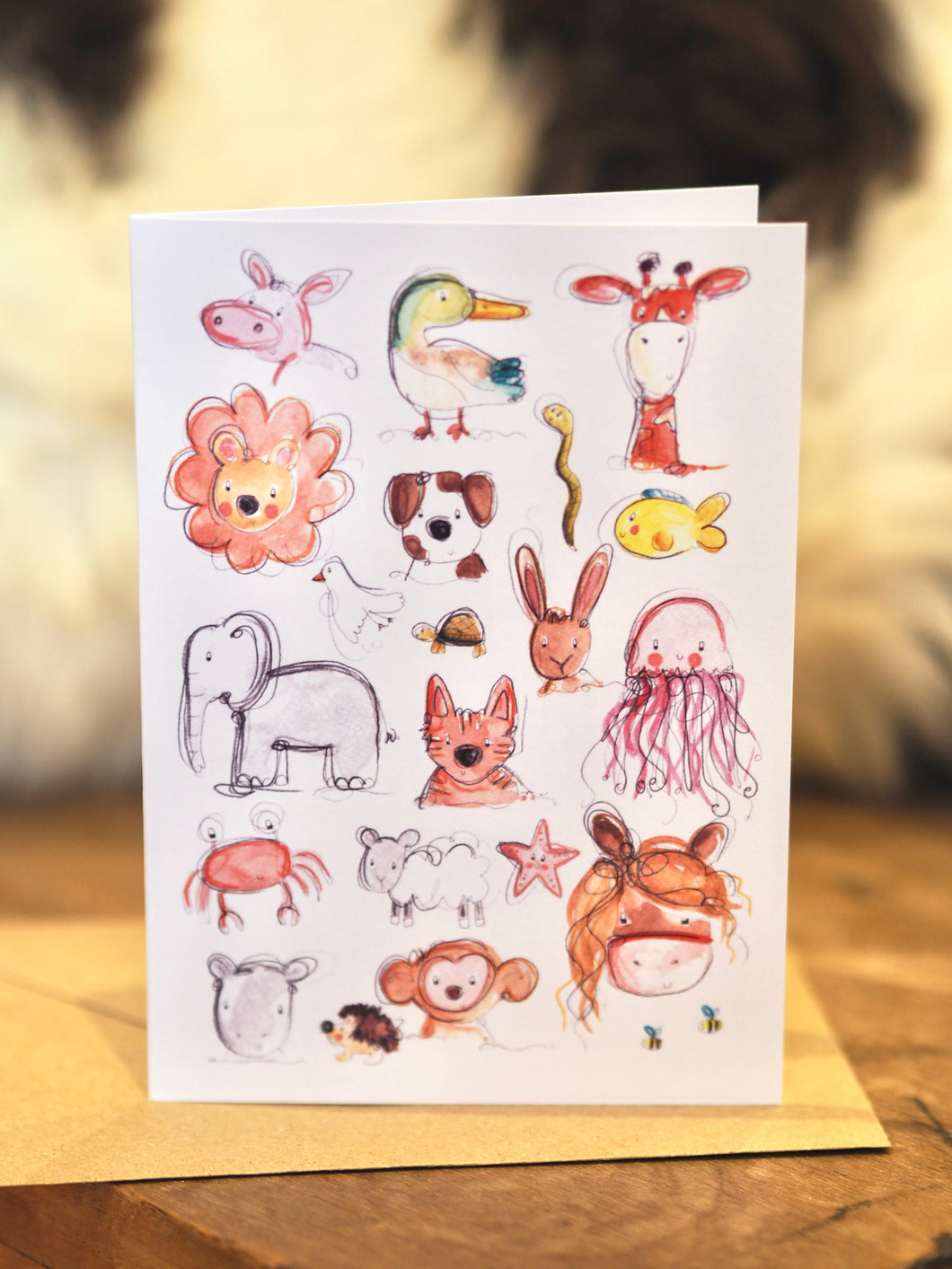 Animal Jumble Card