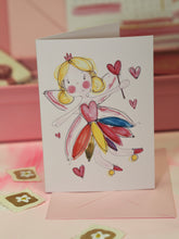 Load image into Gallery viewer, Rainbow Fairy Greetings Card
