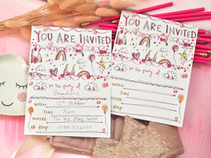 Made By Leah Pattern Invitations 10 Pack
